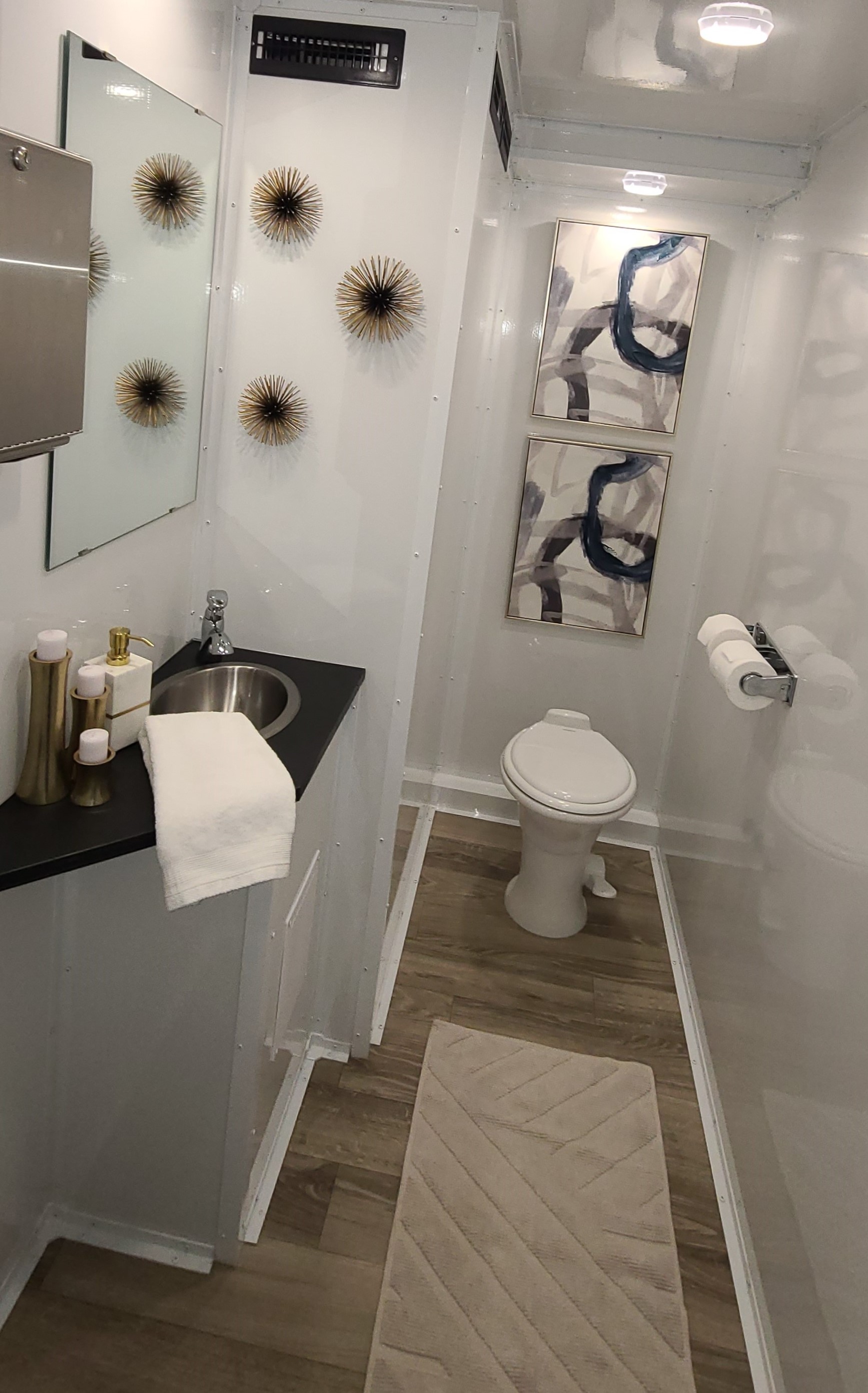 3 Station Restroom Trailer - Restroom Trailers For Sale