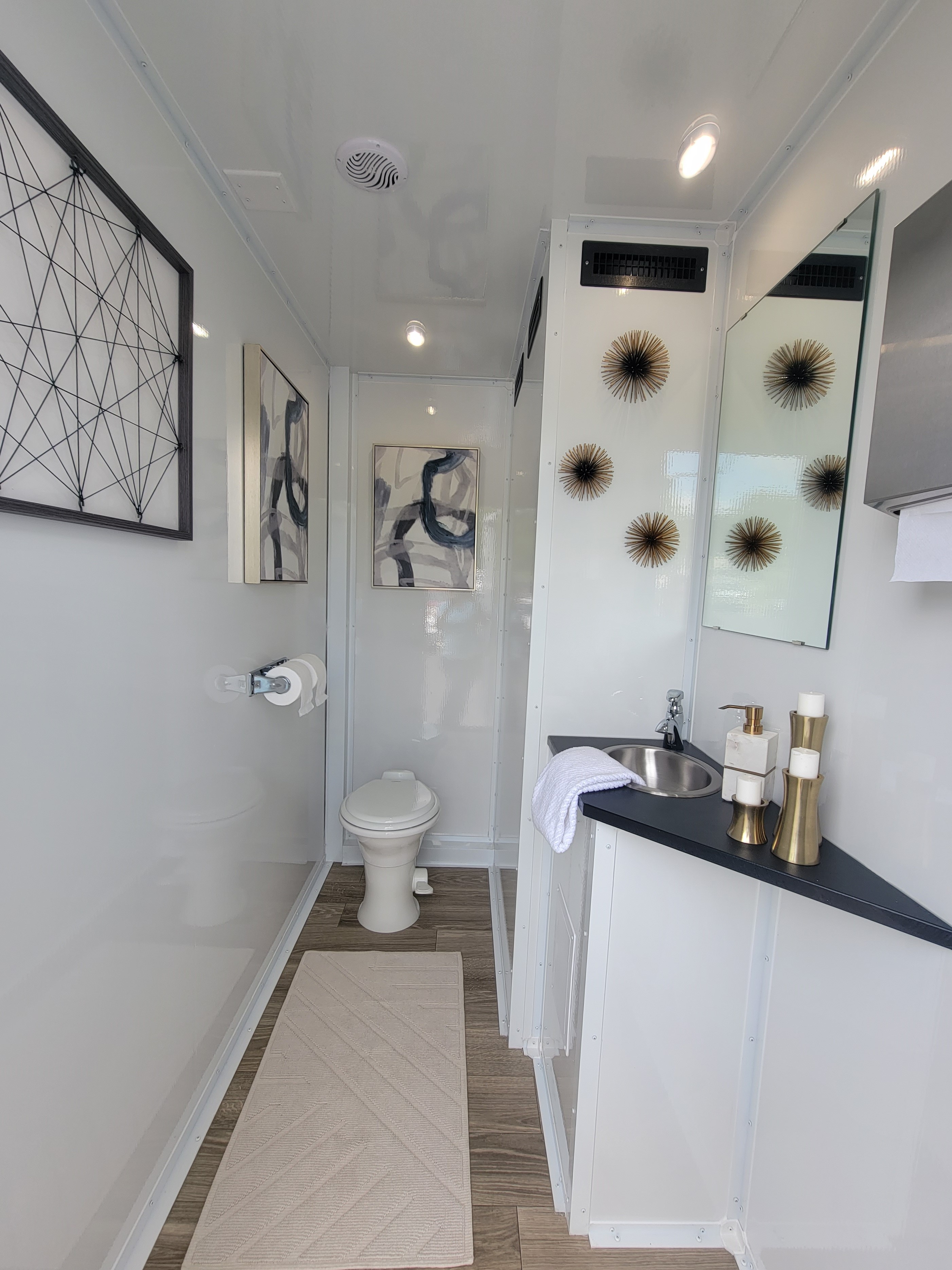 2 Station Restroom Trailer Restroom Trailers For Sale