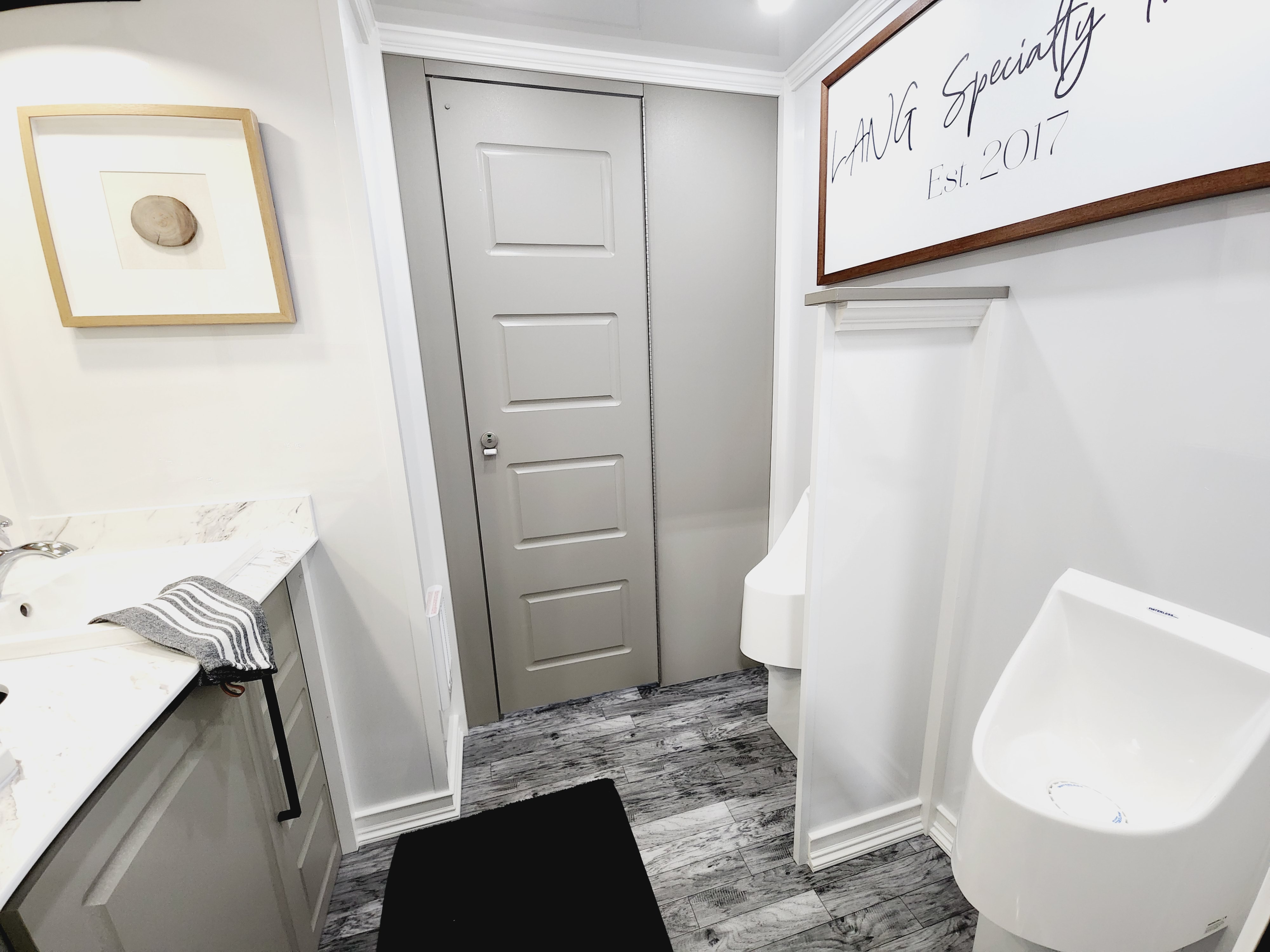 Luxury Series 5 Station Restroom Trailer Restroom Trailer For Sale Lang Specialty Trailers