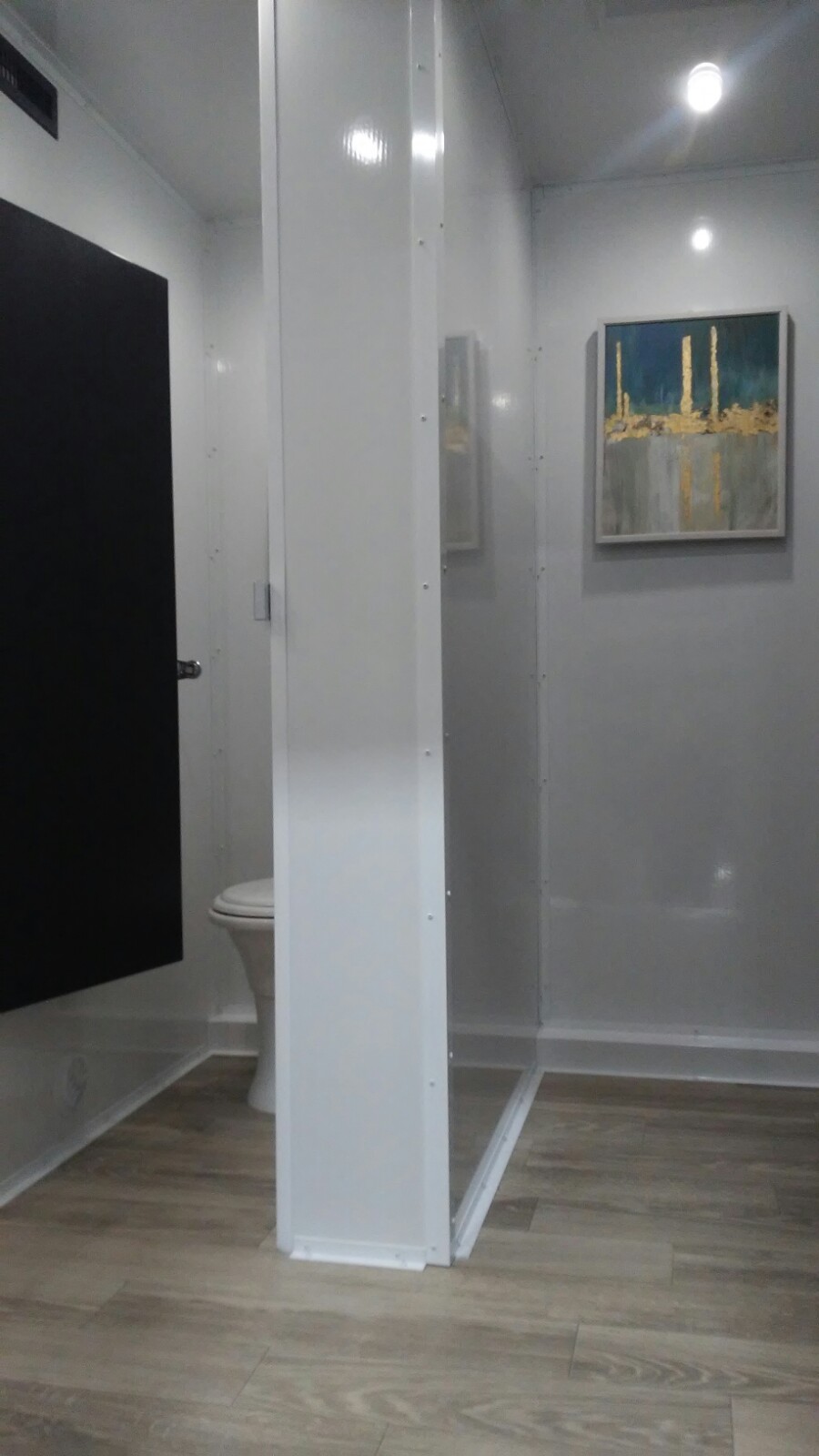 Pro Series 9 Station Restroom Trailer Male Dominant Restroom Trailers