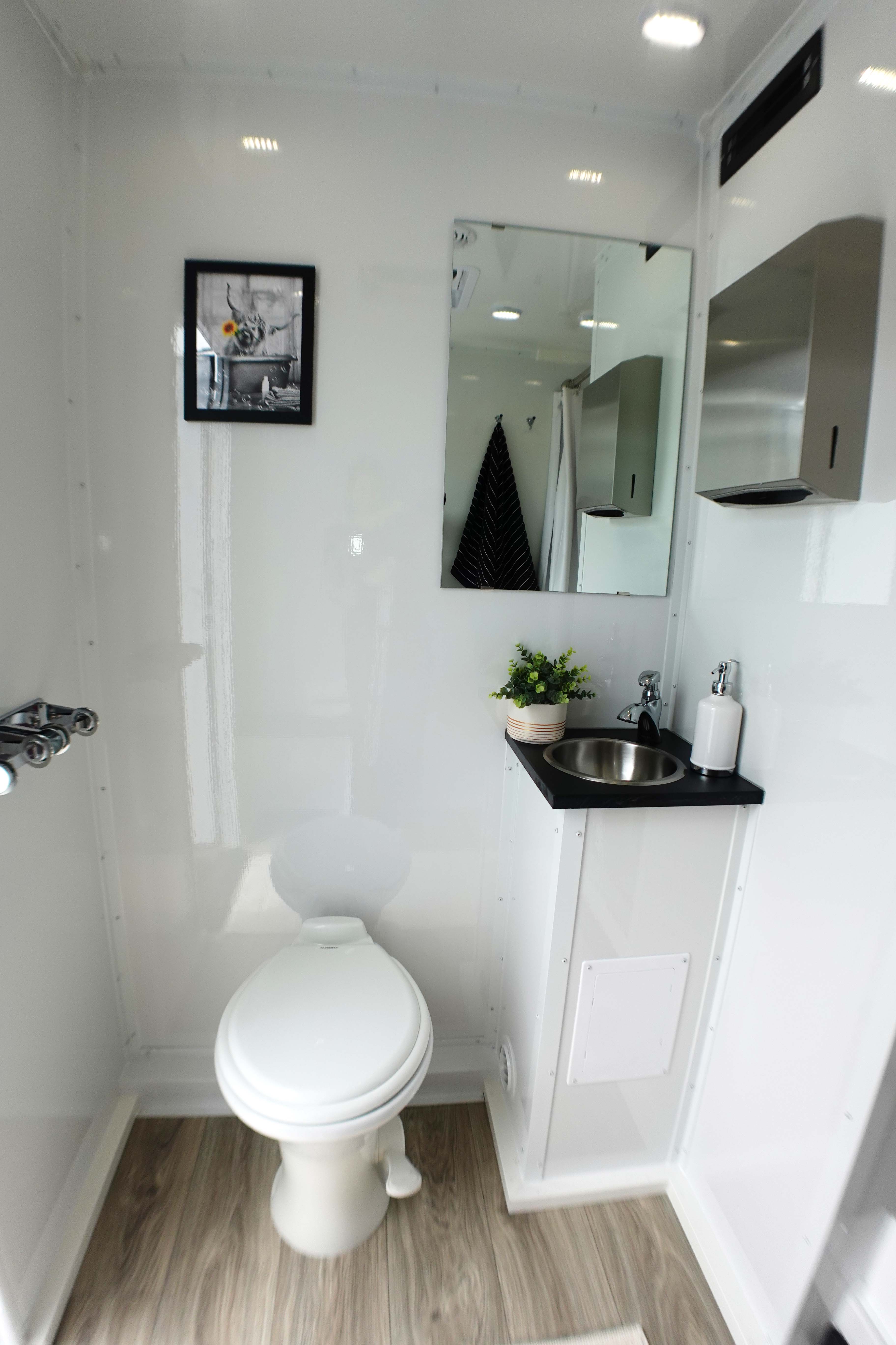 Pro Series Two Station Shower Restroom Combo Trailer Shower Trailer