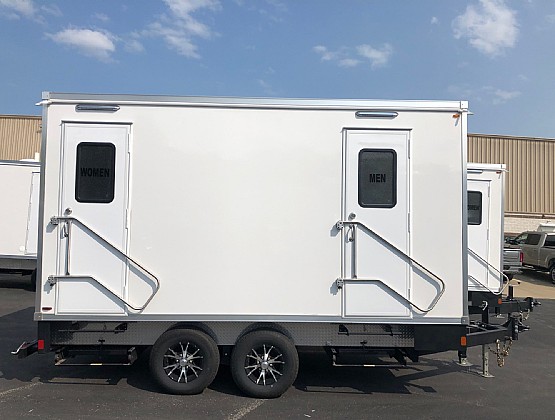 2023 Used 5 Station Pro Series Restroom Trailer for Sale